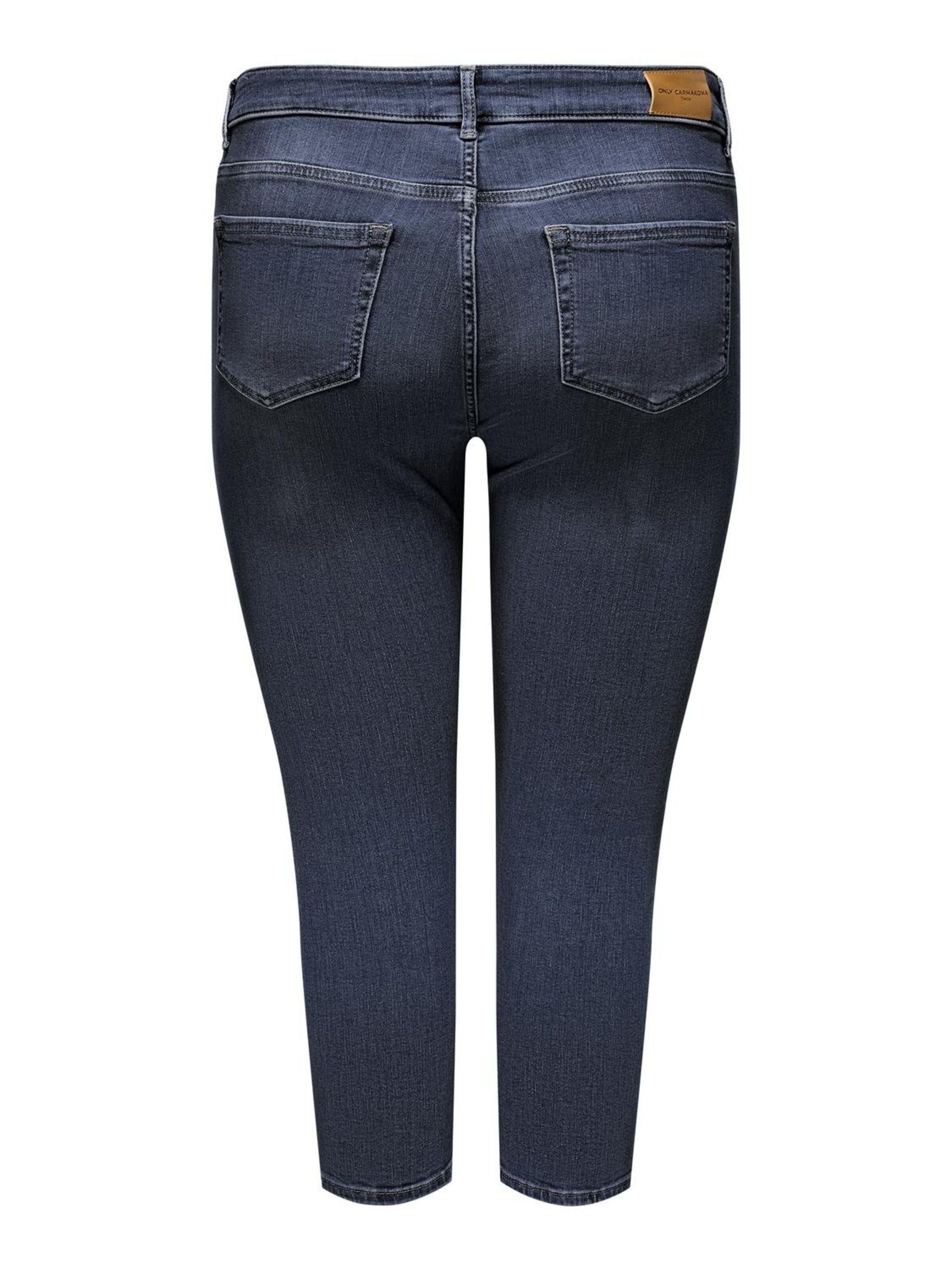 ONLY Carmakoma Slimfit Kavbojke 'WILLY' | modra barva
