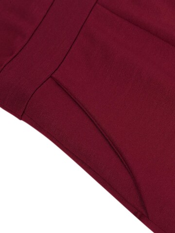 KoJooin Kleid 'Damen Kleider Elegante Bleistiftkleider 3/4 Ärmeln Kurze Faltenkleider'‌‌‌‌ in Rot