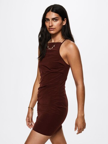 MANGO Cocktail Dress 'Sacki' in Brown