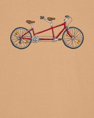 T-Shirt ' Tandem ' Watapparel en beige