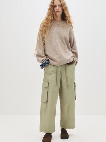 Pull&Bear Neulepaita värissä ruskea: etupuoli