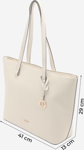 L.CREDI - Shopper 'Filippa' em branco