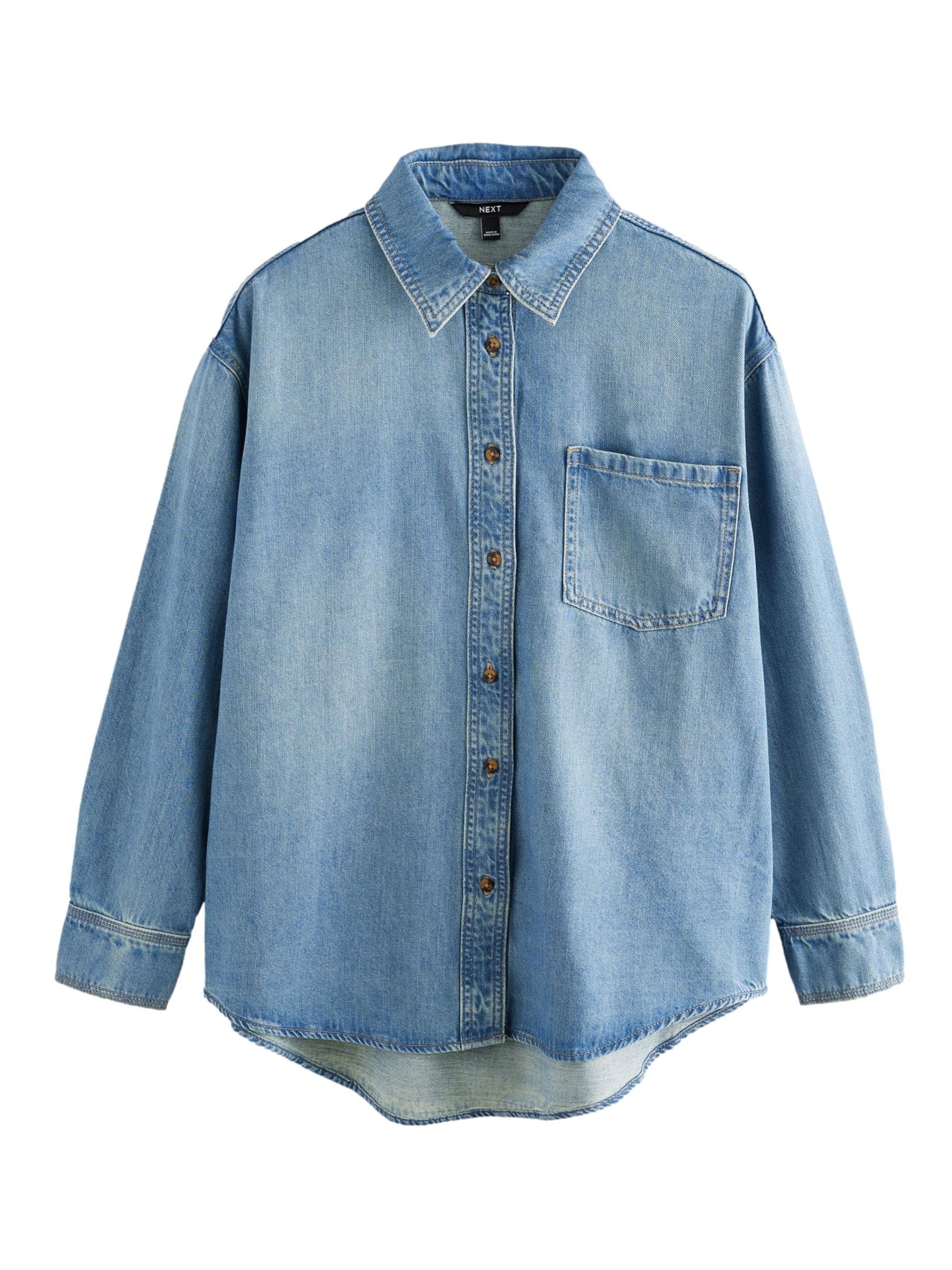 Next Блузка в Синий: спереди