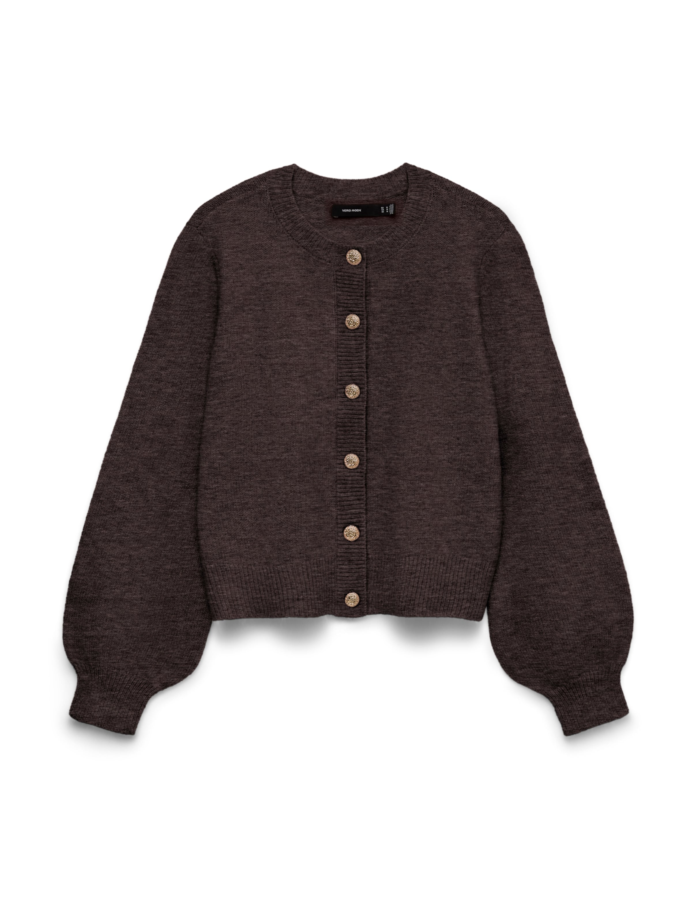Vero Moda Tall Knit cardigan 'VMHAZEL' in Brown: front