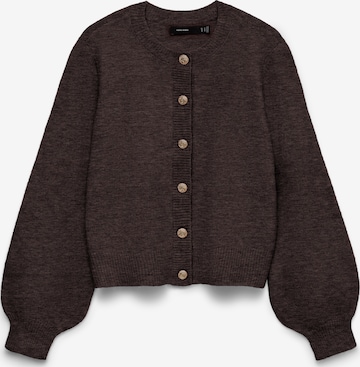 Vero Moda Tall Strickjacke 'VMHAZEL' in Braun: Vorderseite