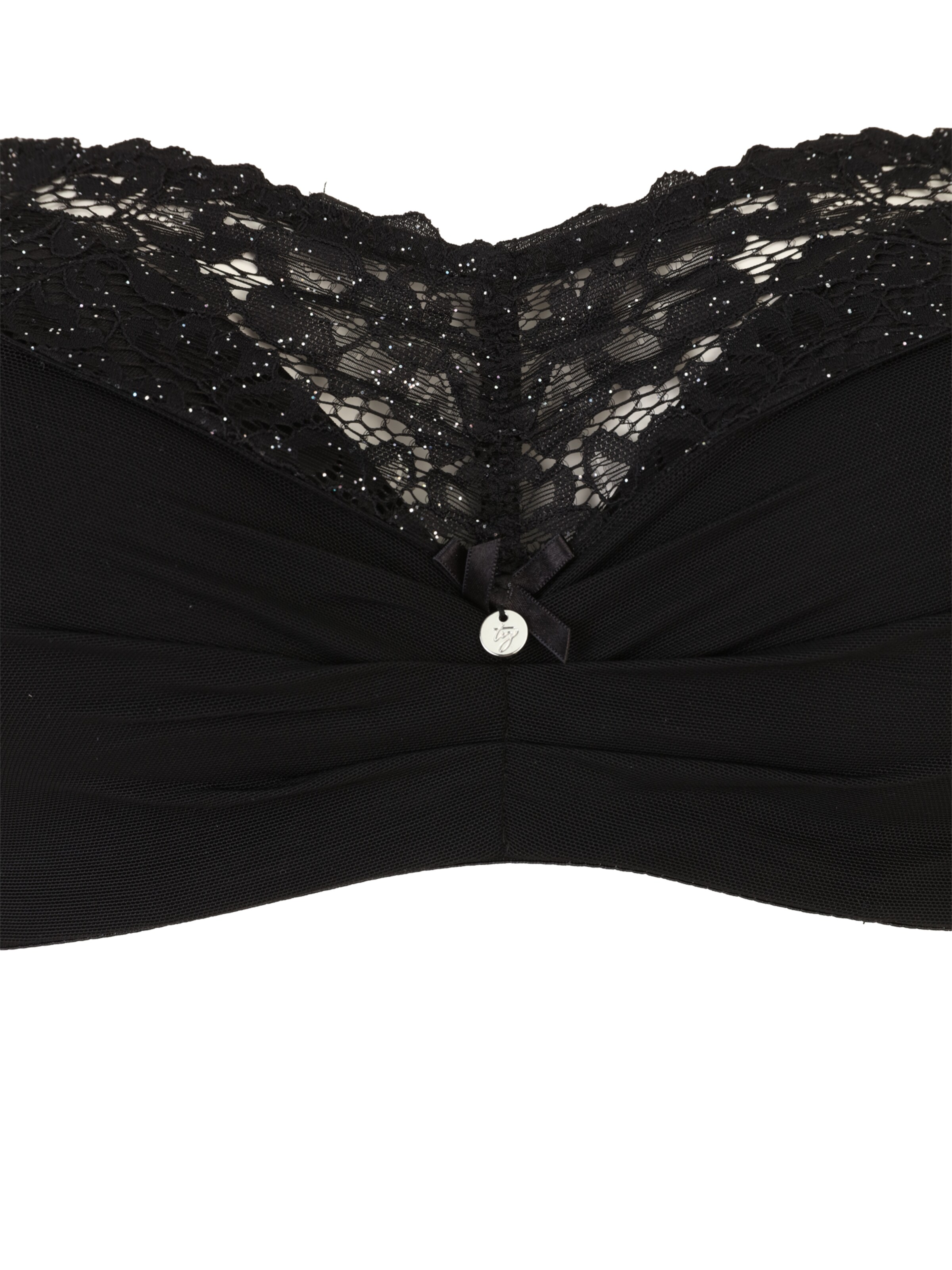 Ulla Popken T-Shirt Nedrček | črna barva