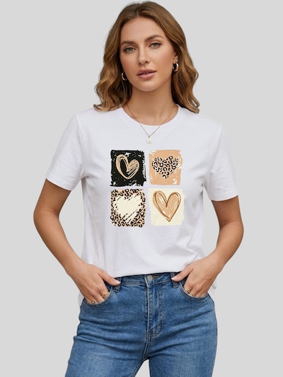 LapaPlus Shirt 'Women's Short Sleeve Shirt Summer Tops'‌‌‌‌‌‌‌‌‌ in S in weiß, Produktansicht