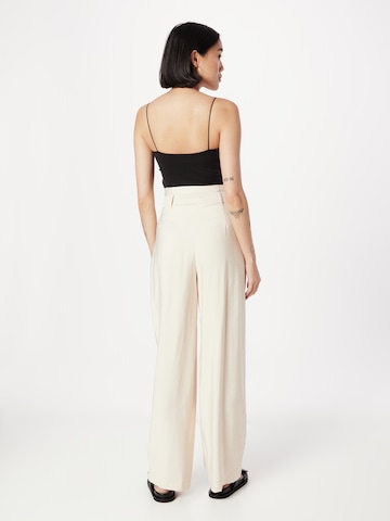 ABOUT YOU Wide leg Pants 'Marlena' in Beige