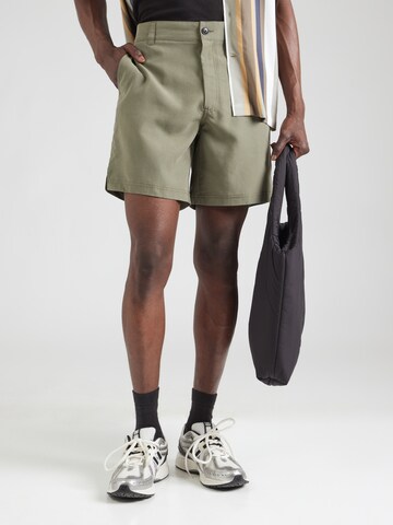 regular Pantaloni 'Sandrew-5' di BOSS in verde: frontale
