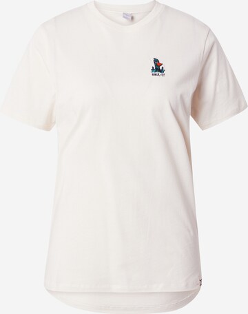 T-shirt 'Duck' Iriedaily en blanc : devant