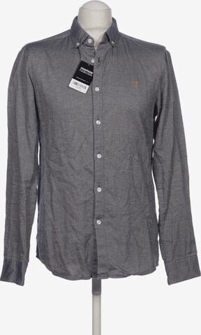 FARAH Button Up Shirt in M in Grey: front