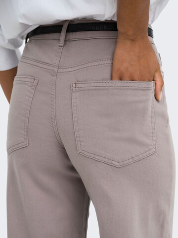 ONLY Wide Leg Jeans 'ONLMadison Blush' in Grau