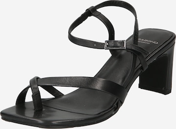 VAGABOND SHOEMAKERS - Sandálias com tiras 'LUISA' em preto: frente