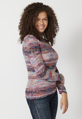 KOROSHI Pullover in Mischfarben