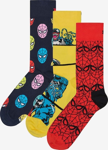 Calzino 'Marvel Avengers' di Happy Socks in blu: frontale