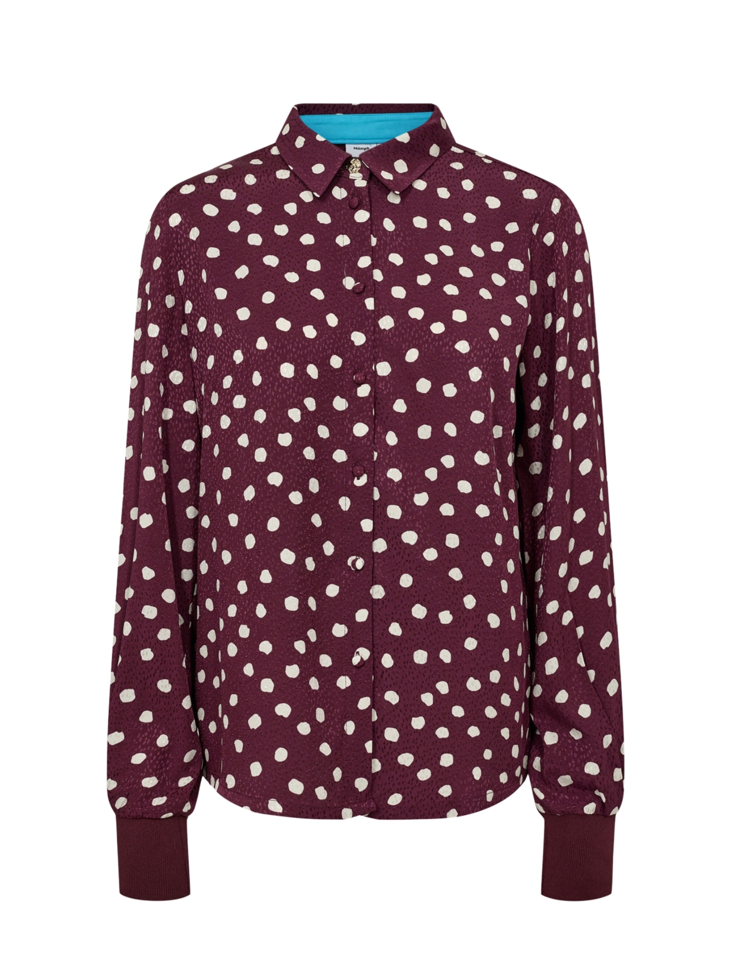 NÜMPH Blouse ' LIVY ' in Rood: voorkant