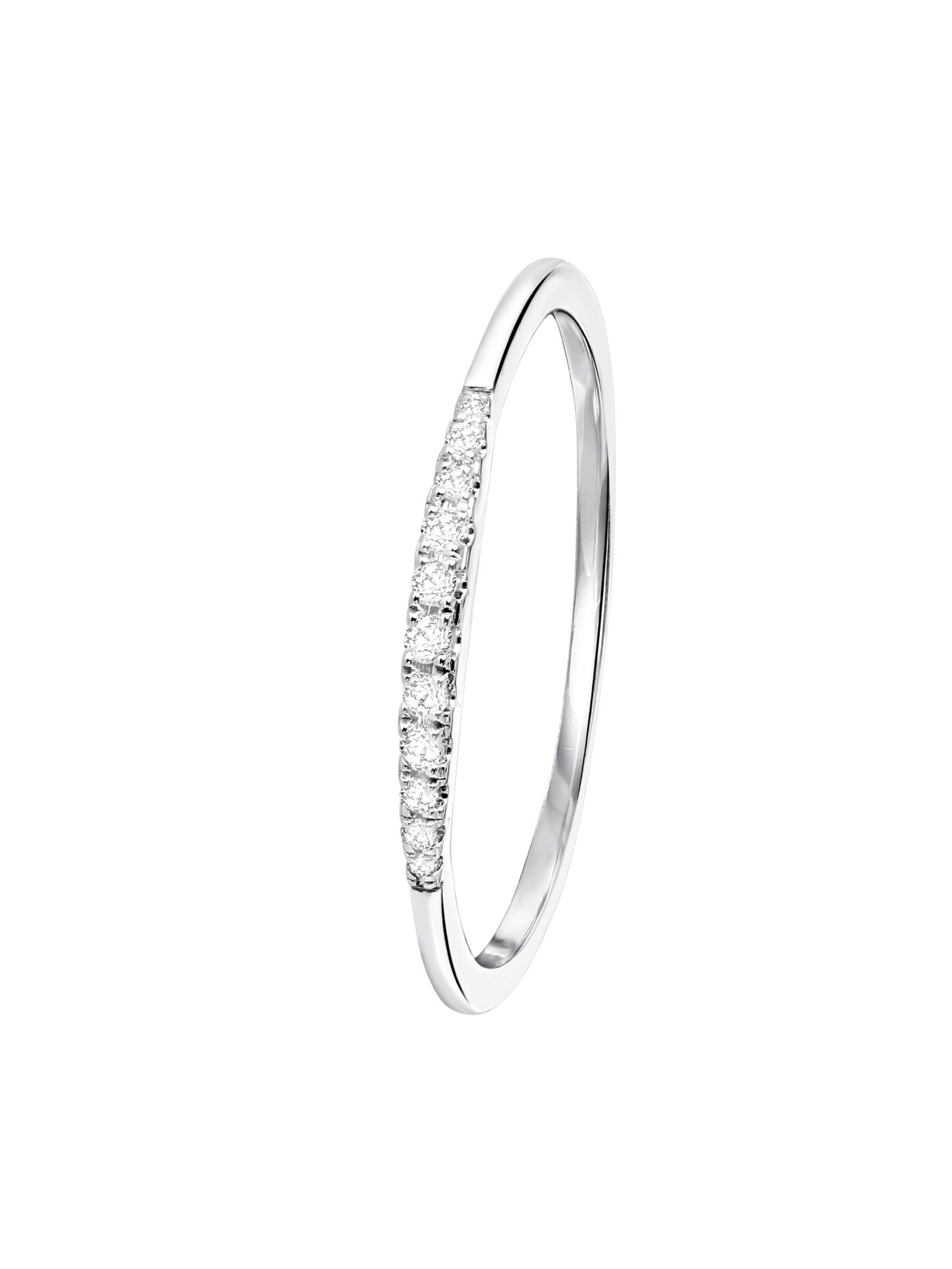 Lucardi Ring in Zilver: voorkant