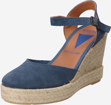 VERBENAS Sandals 'SOFIA SERDEGNA' in Blue: front