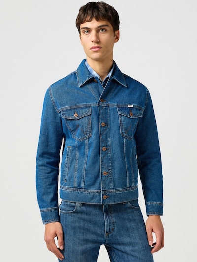 WRANGLER Between-Season Jacket 'Wrangler Classic Jacket Stonewash 112362737' in S in Blue denim, Item view