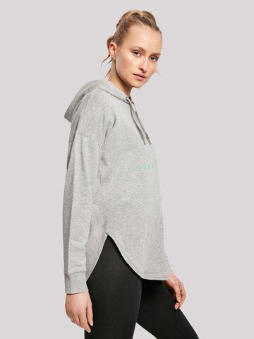 F4NT4STIC Sweatshirt 'Namaste Yoga Skelett Halloween' in Grau