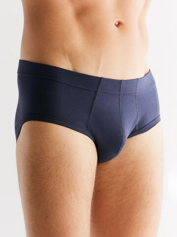 Albero Natur Slip 'Bio-Baumwoll Herrenslip mit Komfortbund'‌‌‌‌‌‌‌‌ in Blau