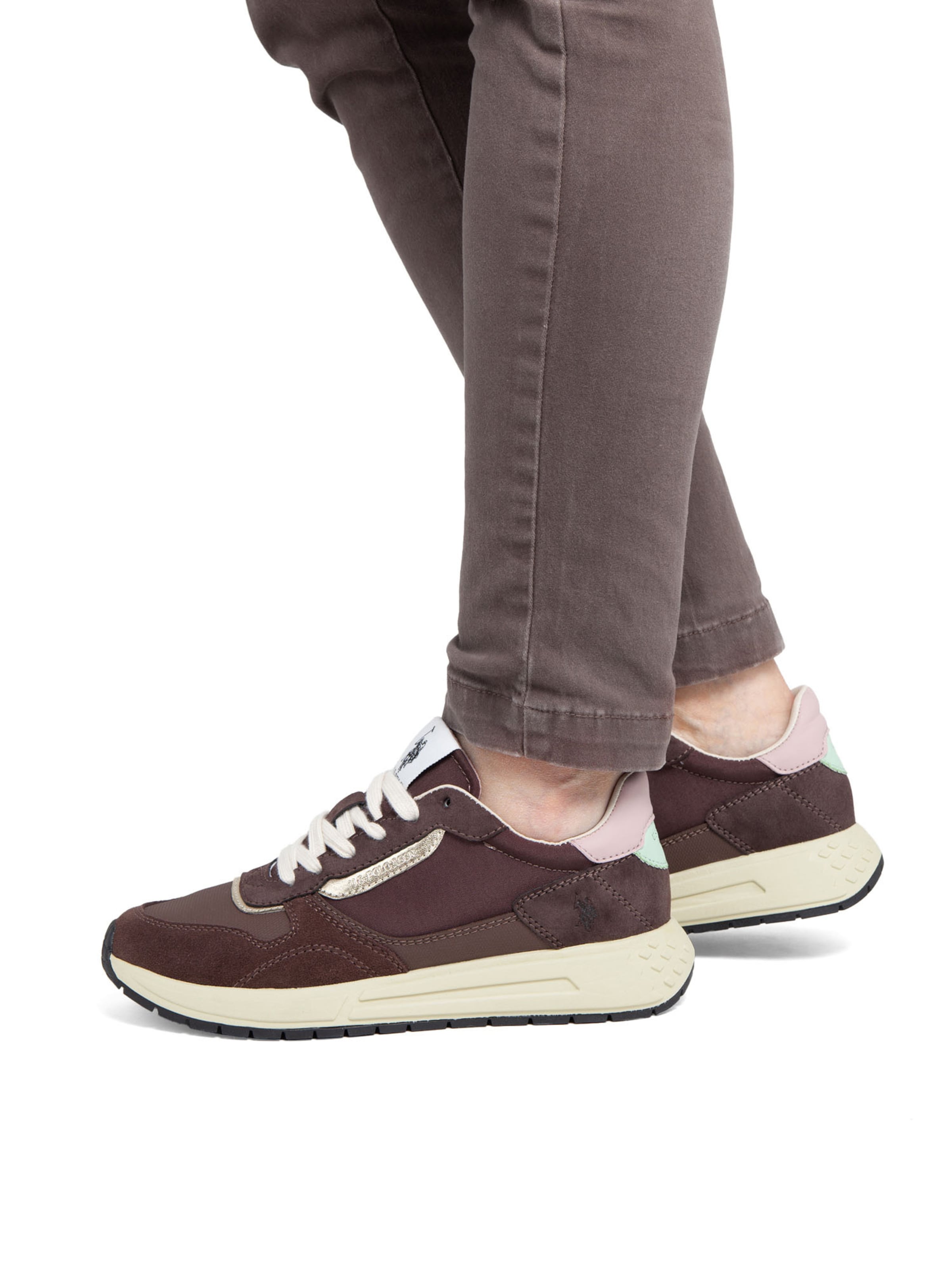 Sneaker bassa 'Seneka' di US POLO ASSN. in marrone