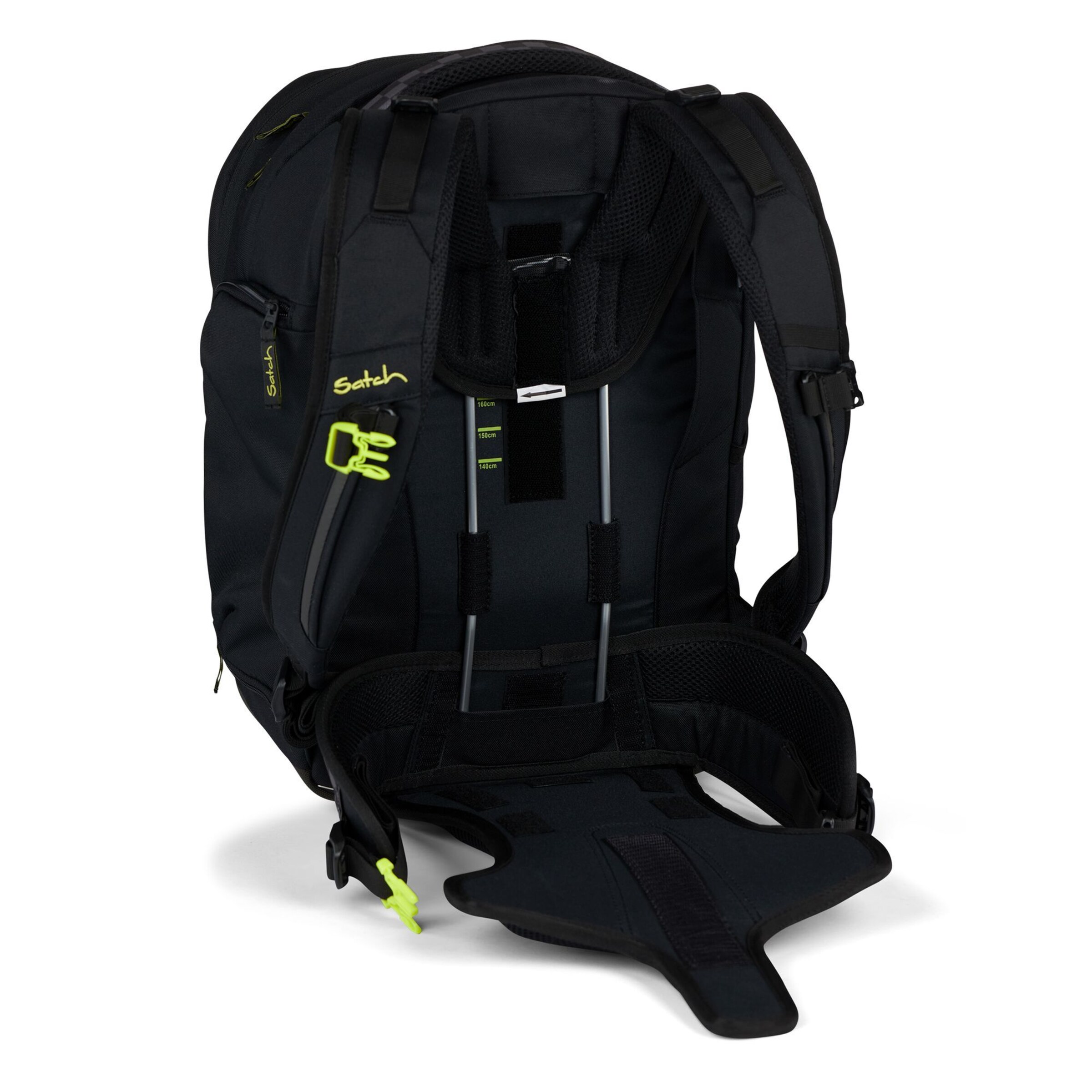 Satch Rucksack 'Match' in Schwarz