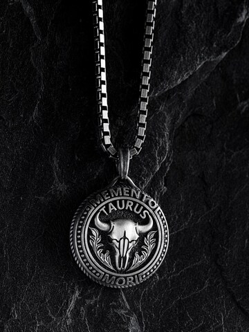 REYTEL Anhänger 'TAURUS. MEMENTO MORI' in Silber