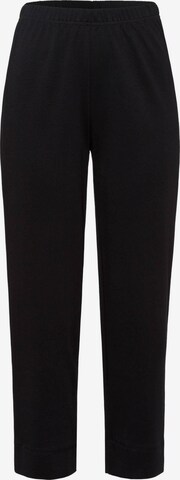 Green Cotton Loosefit Hose in Schwarz: predná strana