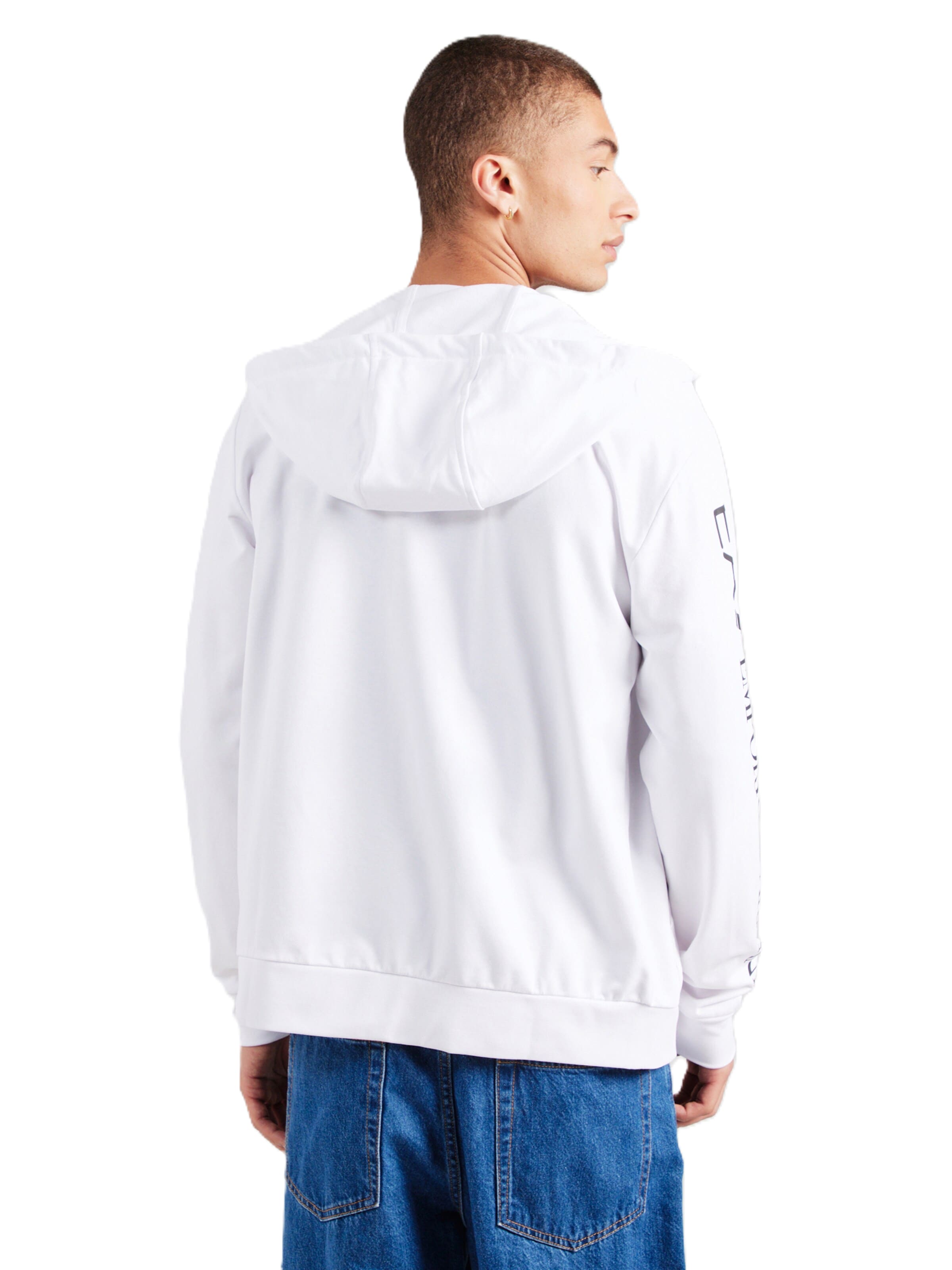 EA7 Emporio Armani Sweat jacket in White