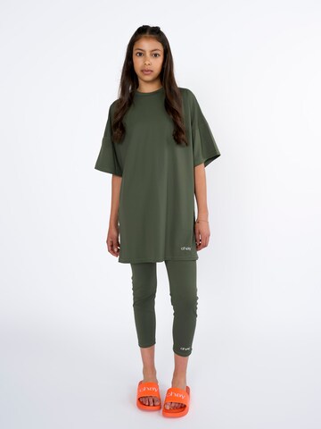 Abbigliamento da mare sportivo 'Chay Sea Active Olive Green Kids Burkini Swimset sport'' di Chay in verde: frontale