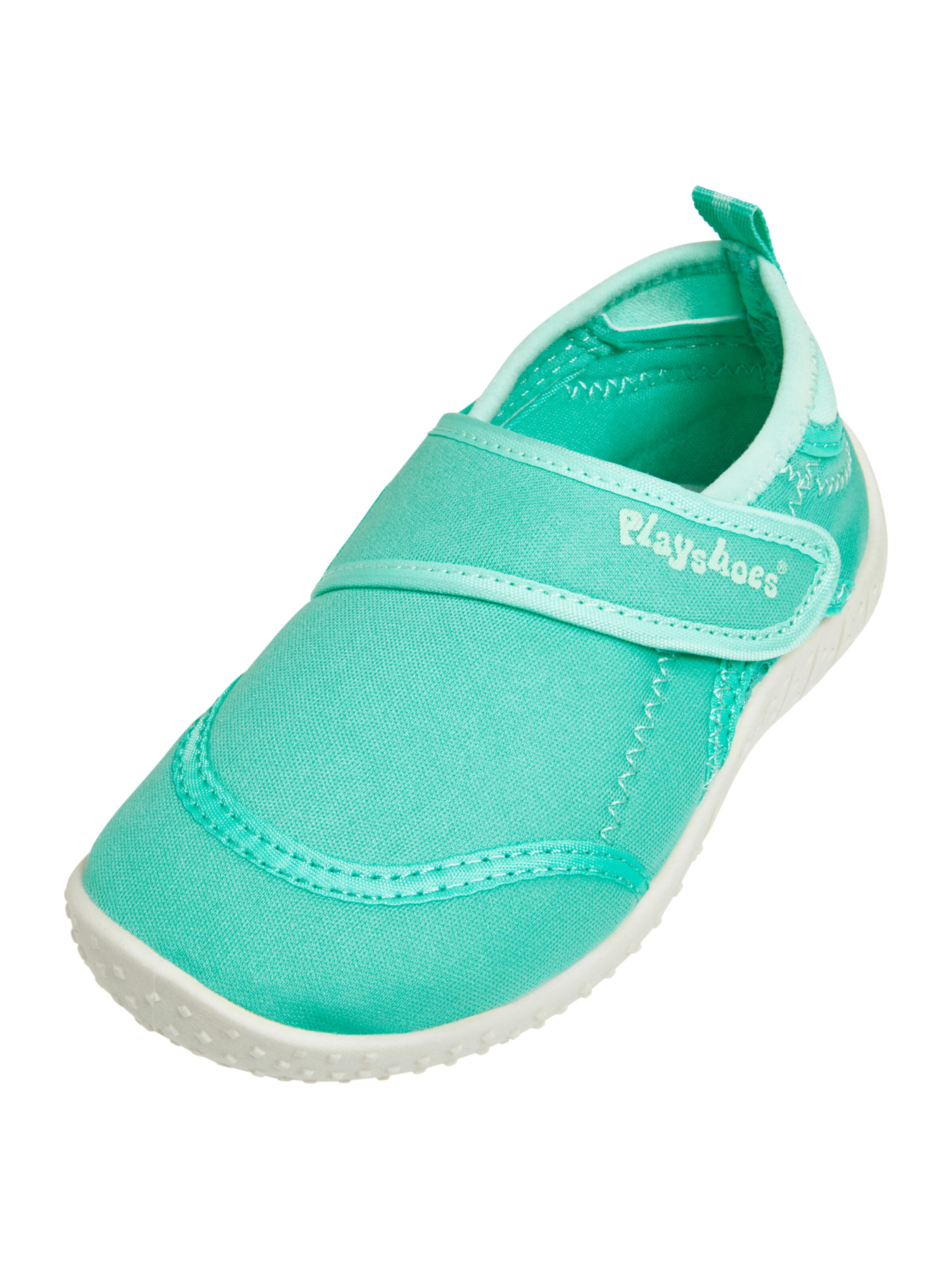 PLAYSHOES Badeschuh in Grün: Vorderseite