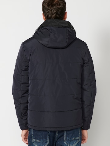 KOROSHI Between-Season Jacket in Blue