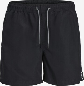 JACK & JONES Swimming shorts 'FIJI' in Black: front