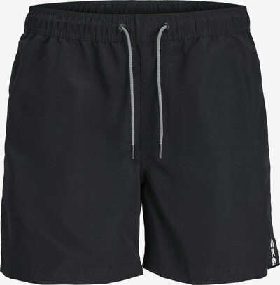 JACK & JONES Swimming shorts 'FIJI' in Black / White, Item view