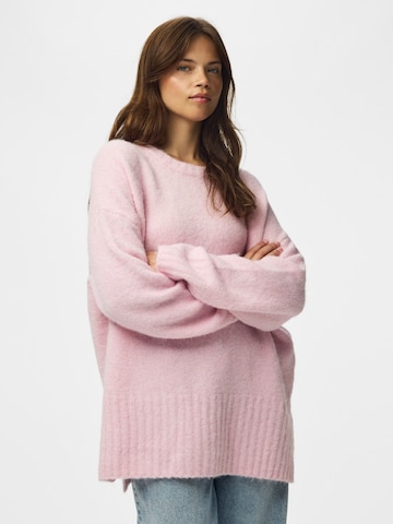 PIECES Svetr 'PCTina' – pink: přední strana