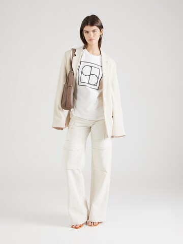 T-shirt 'SLVarga' SOAKED IN LUXURY en blanc