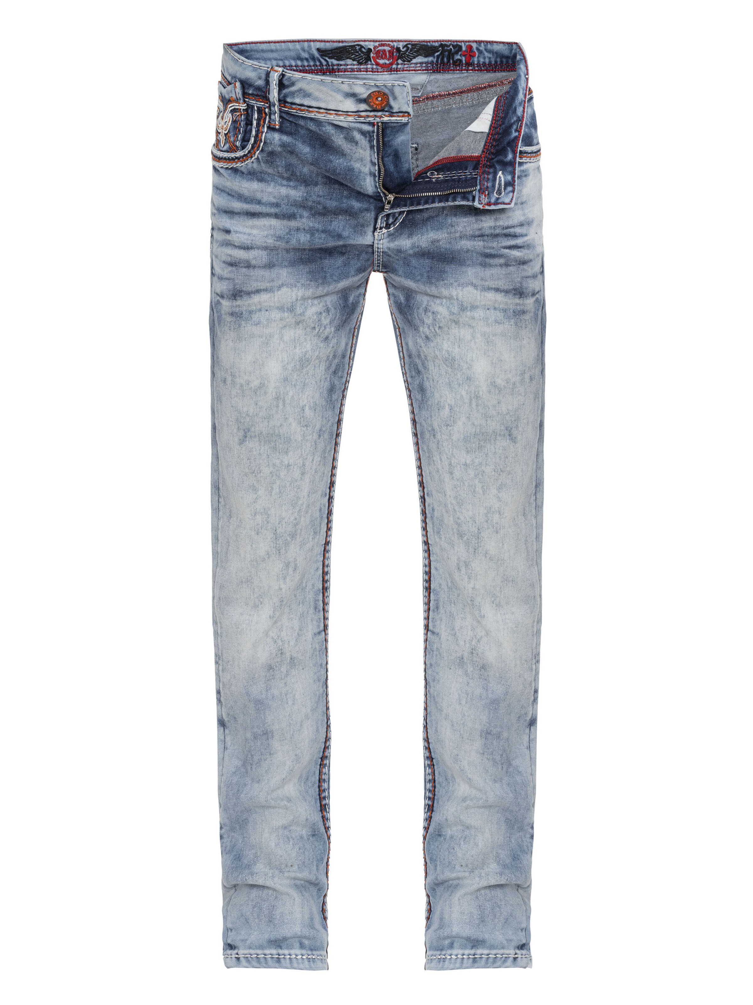 CIPO & BAXX Jeans 'CD892' in 28/32 in de kleur Blauw, Productweergave