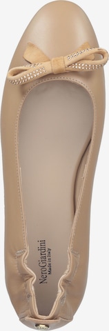 Nero Giardini Ballet Flats in Brown