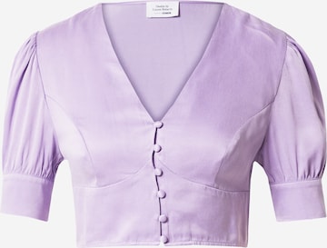 Daahls by Emma Roberts exclusively for ABOUT YOU - Blusa 'Grace' em roxo: frente