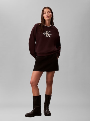 Felpa di Calvin Klein Jeans in marrone