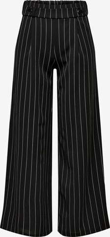 JDY - Pierna ancha Pantalón plisado 'Geggo' en negro: frente