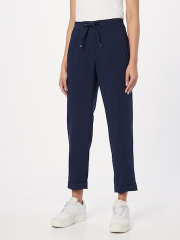 ESPRIT Regular Pleated Pants 'Munich' in Blue: front