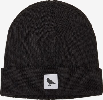 Cleptomanicx Beanie 'CI Gull' in Black: front
