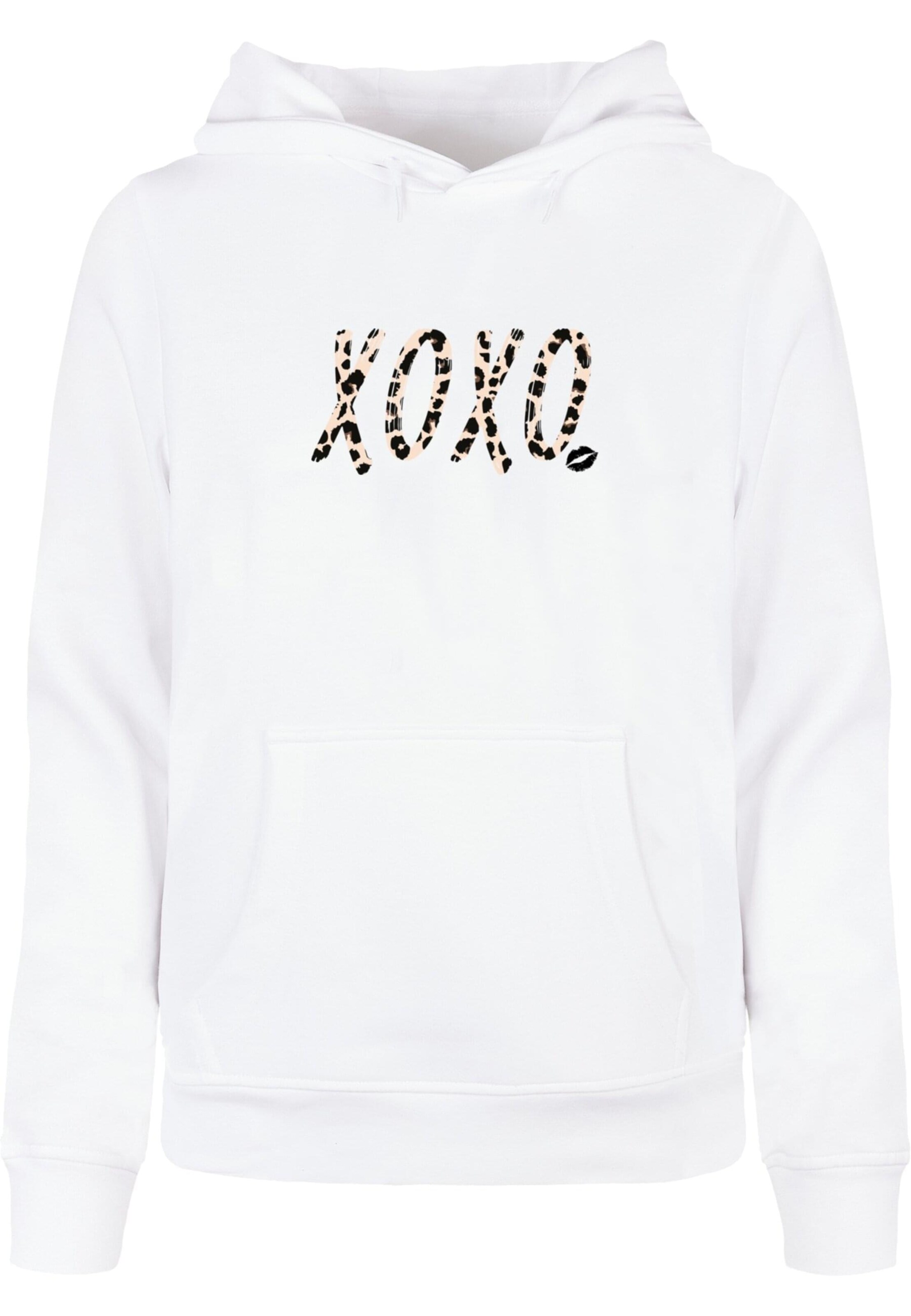 Felpa 'Xoxo' di Merchcode in bianco: frontale