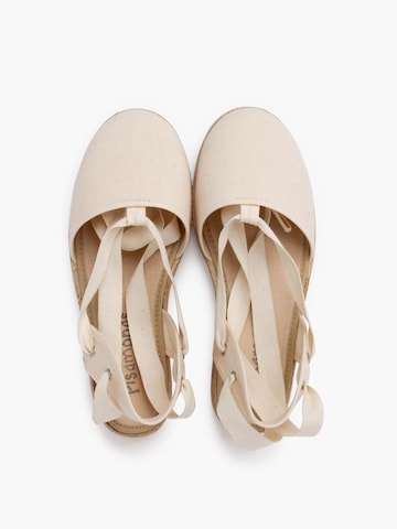 Sandales Pisamonas en beige