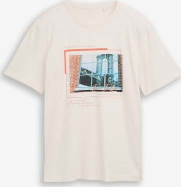 TOM TAILOR - Camiseta en blanco: frente