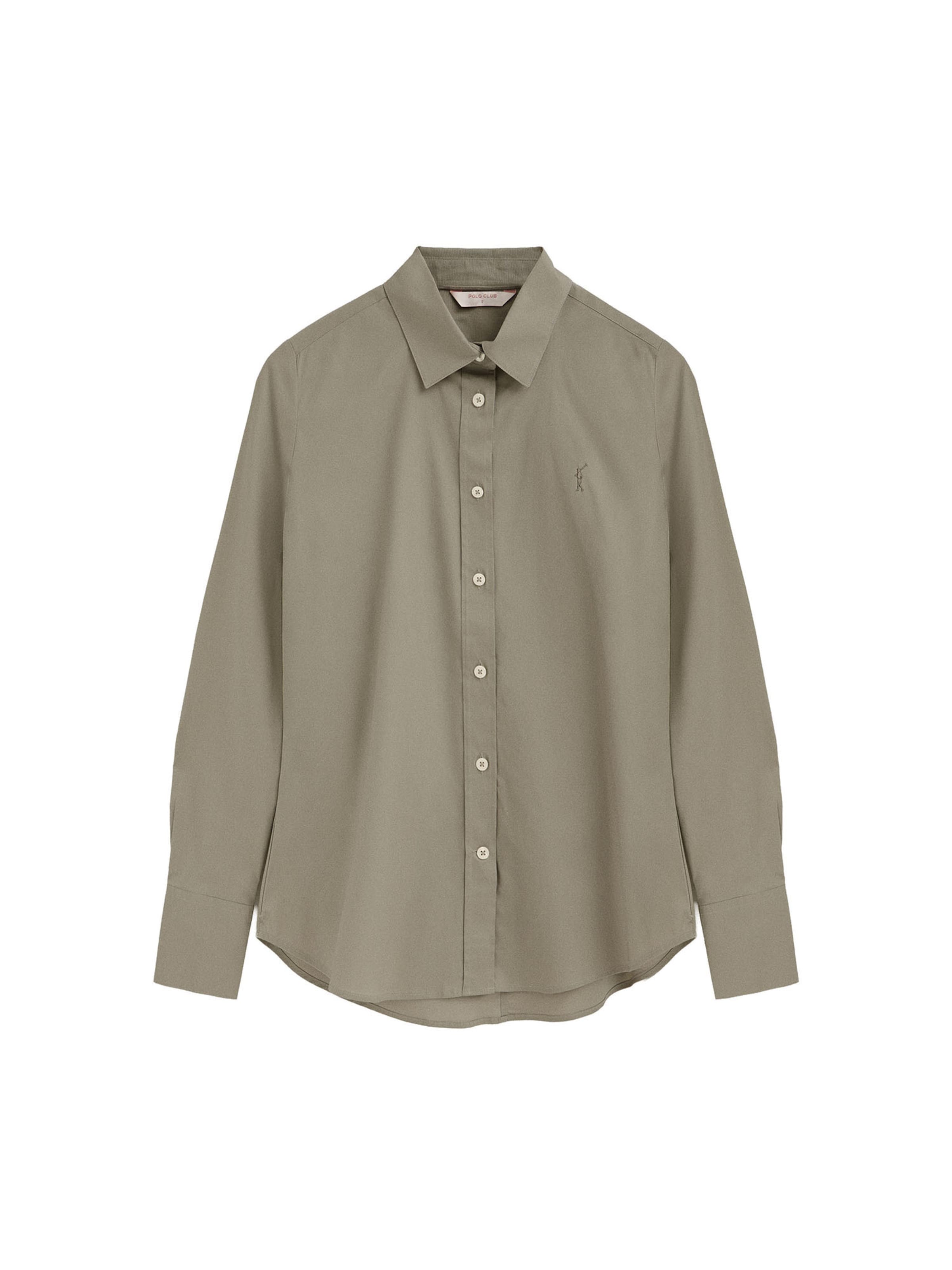 Polo Club Blouse Bodysuit in Green: front