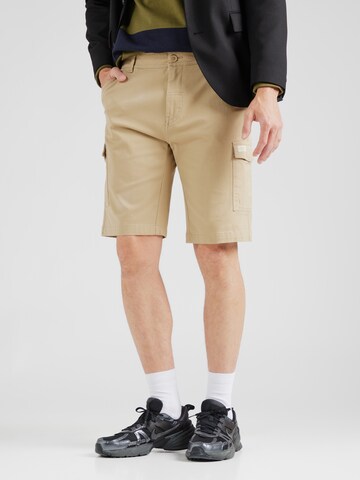 BLEND Regular Cargo Pants 'BHMason' in Beige: front