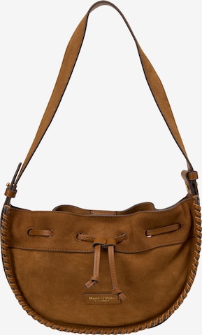 Sac à bandoulière Marc O'Polo en beige : devant